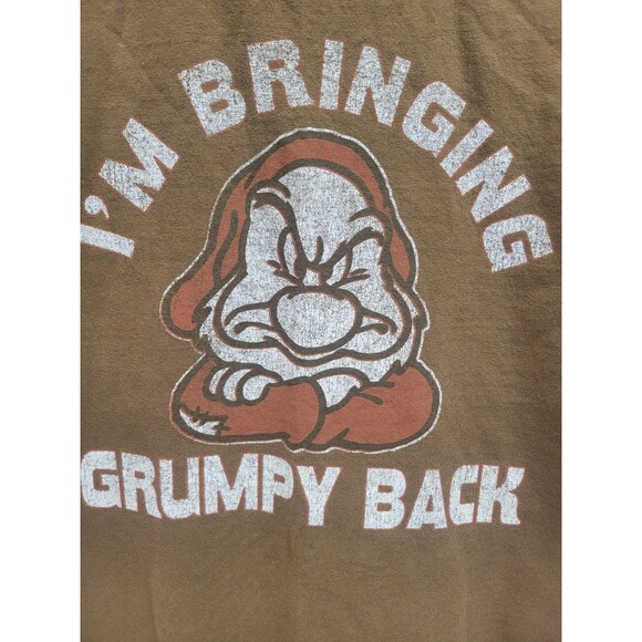 Disney Snow White And The Seven Dwarfs I’m Bringing Grumpy Back T-Shirt‎ XL - Picture 5 of 13